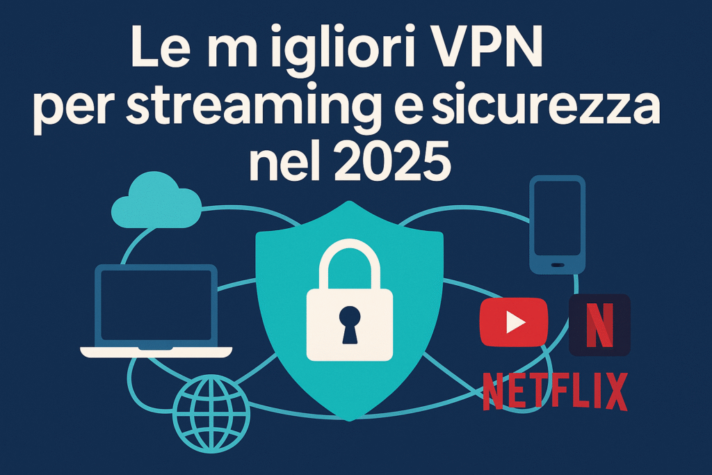 Le migliori VPN per streaming e sicurezza nel 2025 – Guida aggiornata