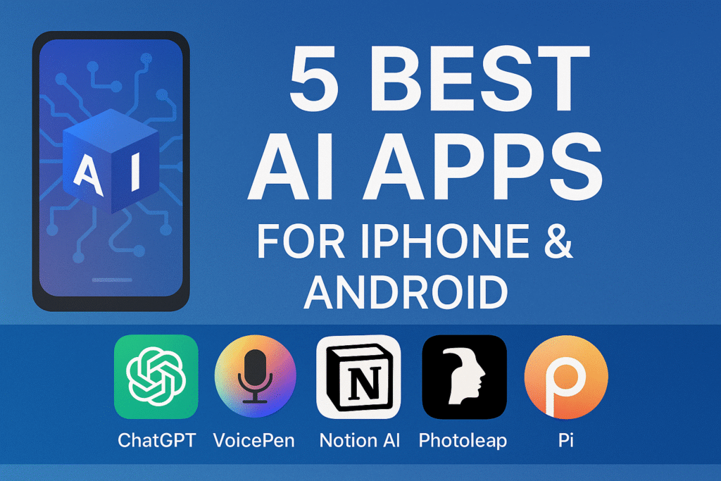 Le 5 migliori app AI per iPhone e Android nel 2025 (gratuite e potenti)