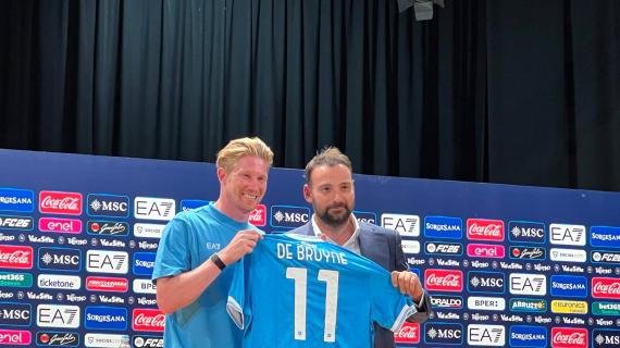 Corriere del Mezzogiorno in apertura: "De Bruyne entusiasta del progetto Napoli" -