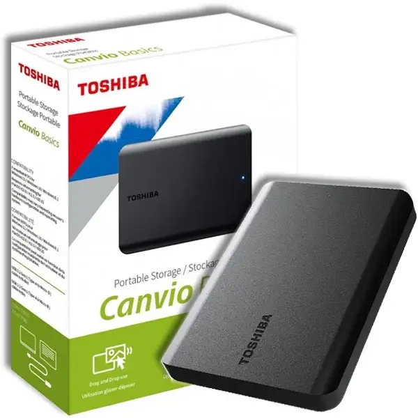 Hard disk esterno Toshiba Canvio Basics 1TB-1