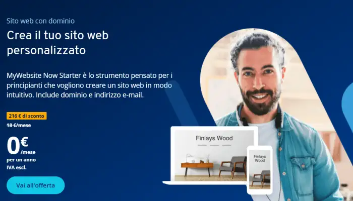 ionos offerta un anno gratis
