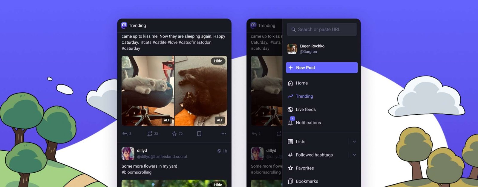 Mastodon 4.4 migliora profili, liste e navigazione