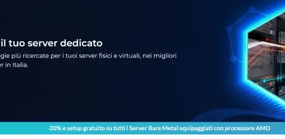 Sconto 20% su server dedicati Aruba: ecco come attivare la promozione