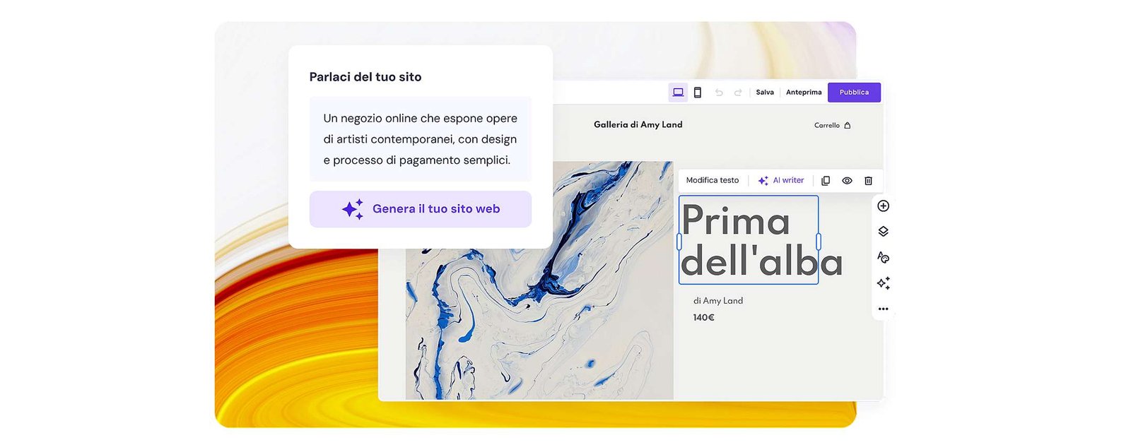 Un intero sito web con un prompt: prova gratis il website builder AI di Hostinger