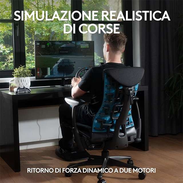 Il set Logitech G G29 Driving Force con volante e pedali