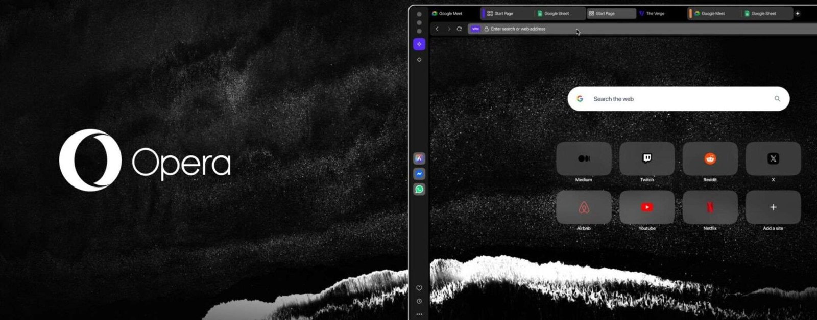 Opera lancia nuovi temi spettacolari con sfondi animati e musica