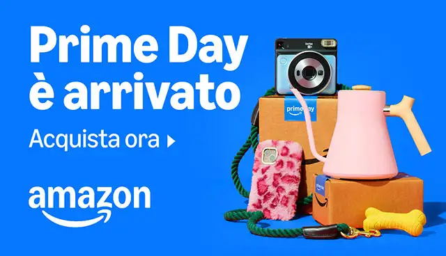 Acquista ora su Amazon e risparmia grazie al Prime Day 2025
