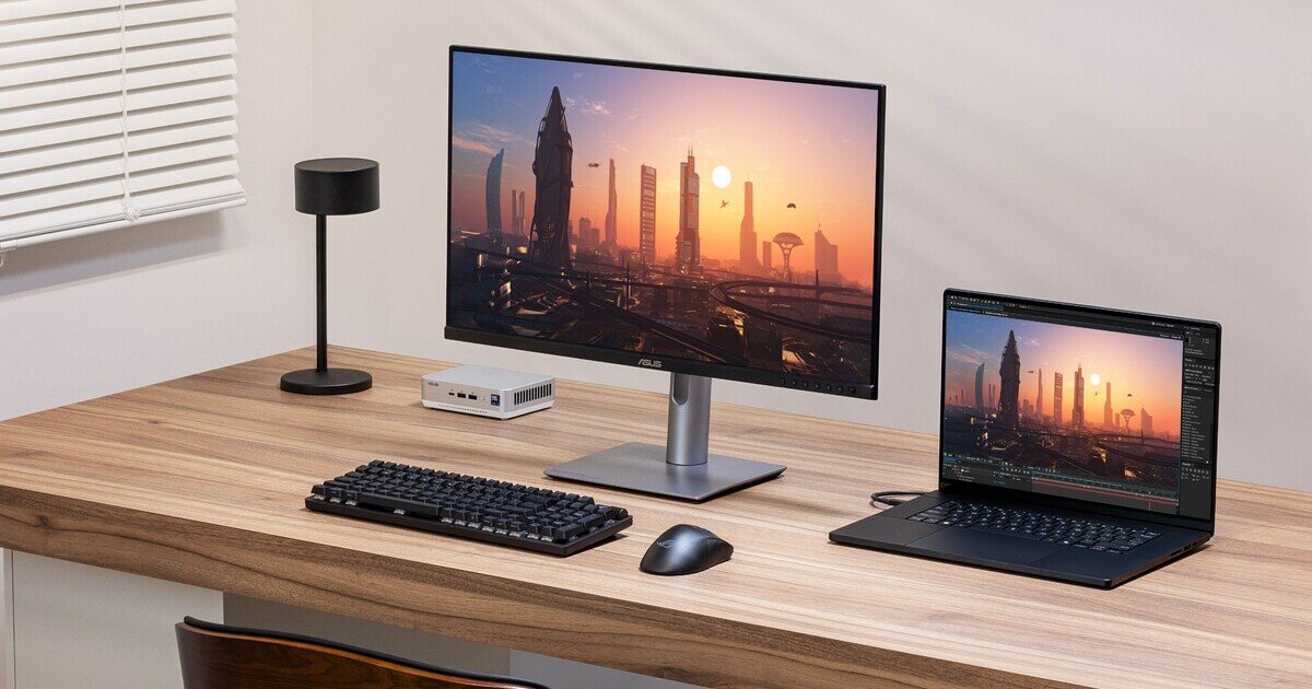 Asus ha annunciato un monitor professionale ProArt per chi ha bisogno di lavorare in 6K