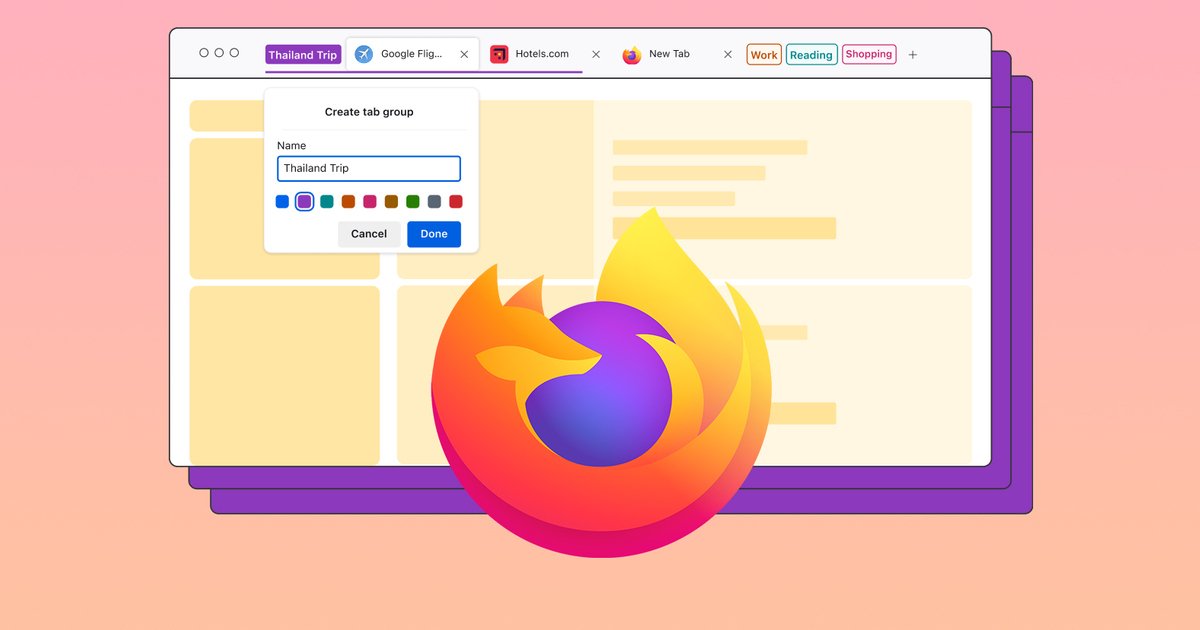Firefox 141 può raggruppare automaticamente le schede aperte con l’IA locale