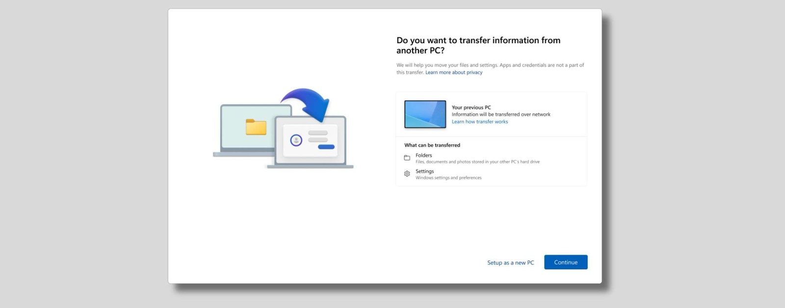 Cambio PC senza stress: Windows 11 trasferisce tutto per noi