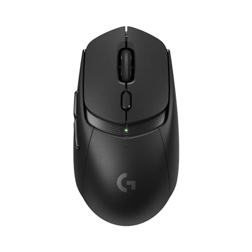Logitech G G309 LIGHTSPEED Mouse gaming wireless leggero, interruttori ibridi LIGHTFORCE, sensore HERO 25K, oltre 300 ore con batteria AA, 6 pulsanti programmabili, PC e Mac – Nero