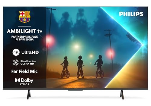 65PUS8200 4K LED Smart TV – Display 65’’ con piattaforma Titan OS, Pixel Precise Ultra HD e Dolby Atmos Sound – Funziona con Alexa e Google Voice Assistant