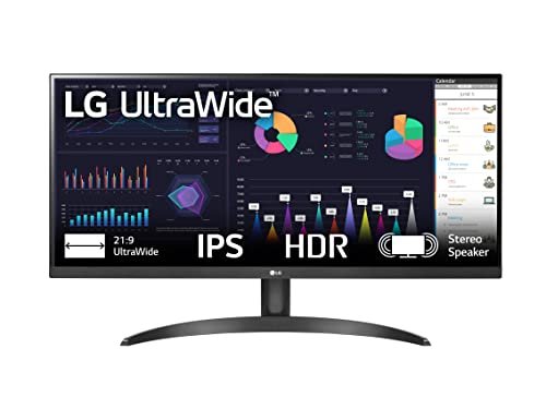 LG 29WQ60A Monitor 29″ UltraWide 21:9 LED IPS HDR 10, 2560×1080, 1ms, AMD FreeSync 100Hz, Audio Stereo 14W, HDMI 1.4 (HDCP 2.2), Display Port 1.4, USB-C, Flicker Safe, Nero