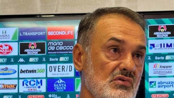 Vivarini non è contento dopo l'1-0 contro il Rimini: "Mi aspettavo di più, concesso troppo" -