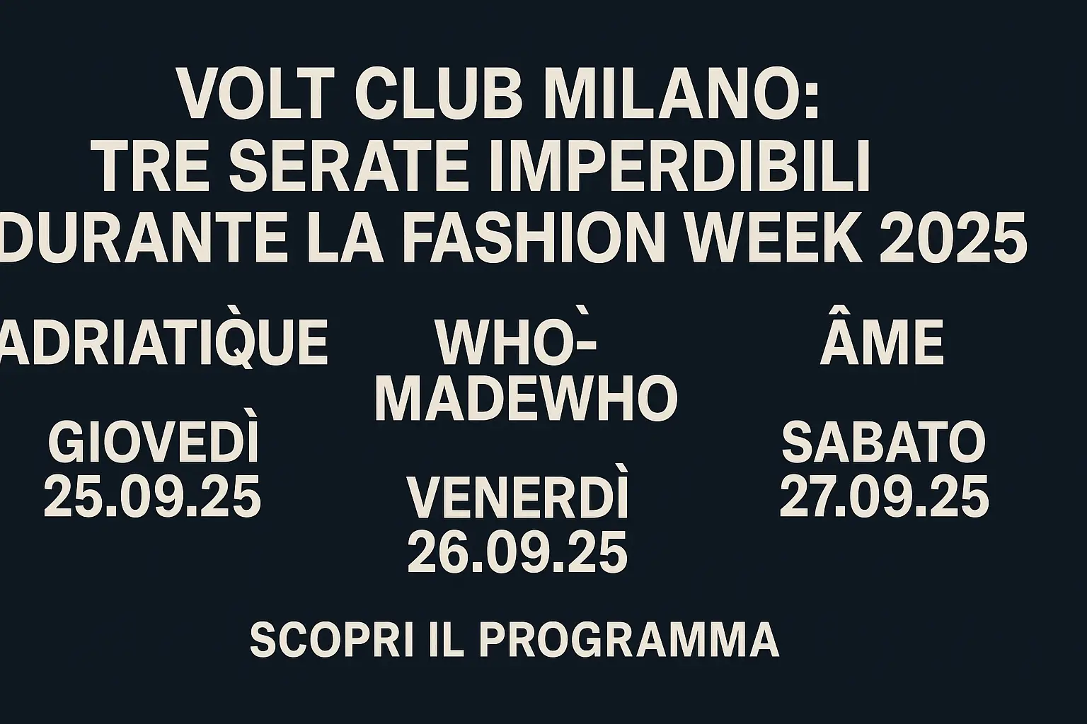 Volt Club Milano
