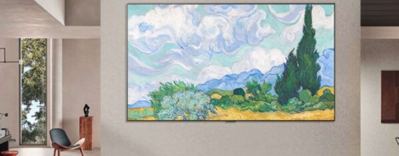 LG Gallery+ trasforma la TV in una galleria d'arte interattiva