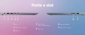 Lenovo IdeaPad Slim 3 porte e slot