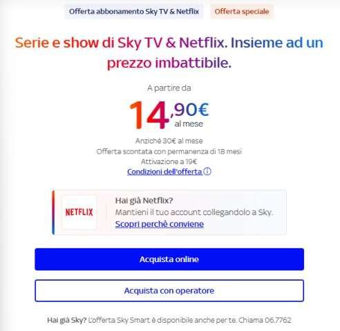 Offerta speciale Sky