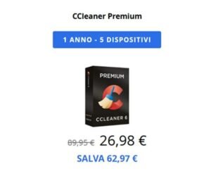 ccleaner premium offerta