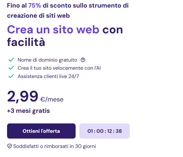 Addio stress: Hostinger crea il tuo sito perfetto con l'AI in pochi minuti a 2,99€