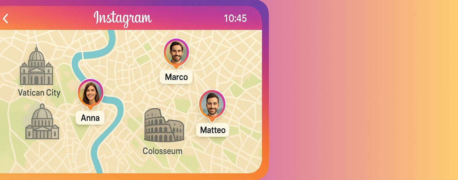Instagram lancia la mappa che mostra dove sono gli amici