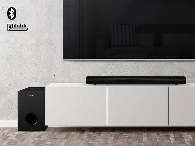 La soundbar TCL S522W con subwoofer