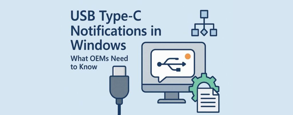 Windows 11 migliora le notifiche USB-C: ora tocca agli OEM