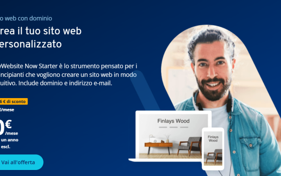 IONOS MyWebsite Now Starter: il tuo sito gratis per un anno intero