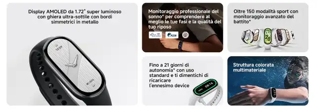 Xiaomi Smart Band 10 caratteristiche (1)