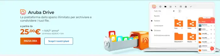 Ora tutti i piani di Aruba Drive sono in sconto: proteggi i tuoi file e risparmia