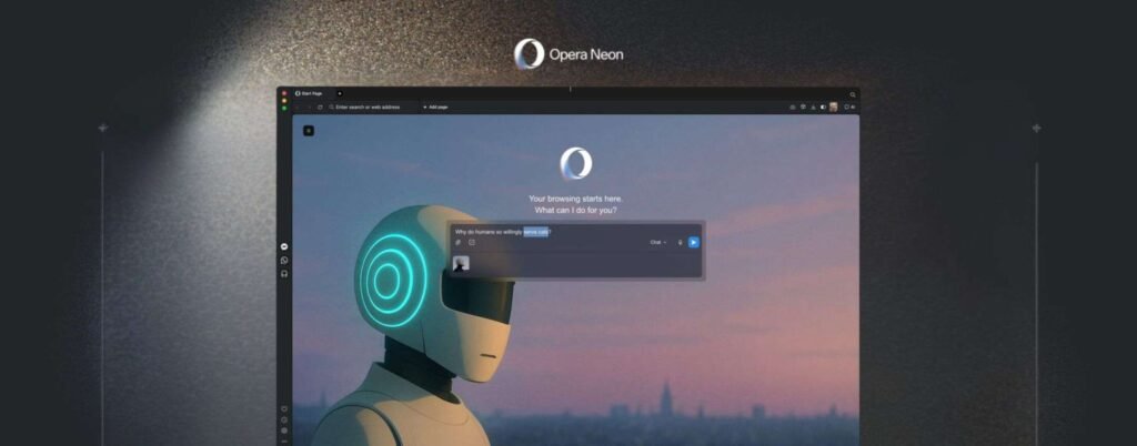 Opera Neon, il browser AI che crea app e riassume contenuti