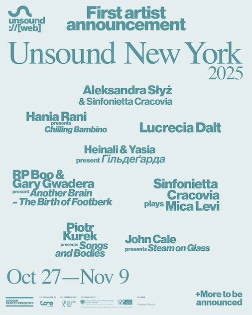 Unsound New York reveals first wave of names for 2025 · News ⟋ RA