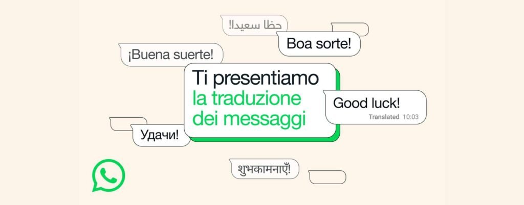 WhatsApp traduce i messaggi in tempo reale su Android e iOS