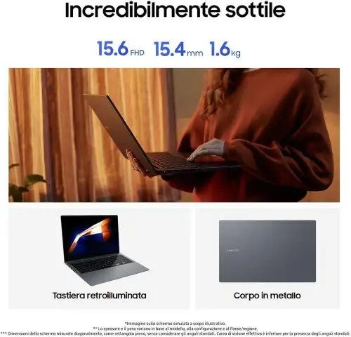 Caratteristiche Galaxy Book4