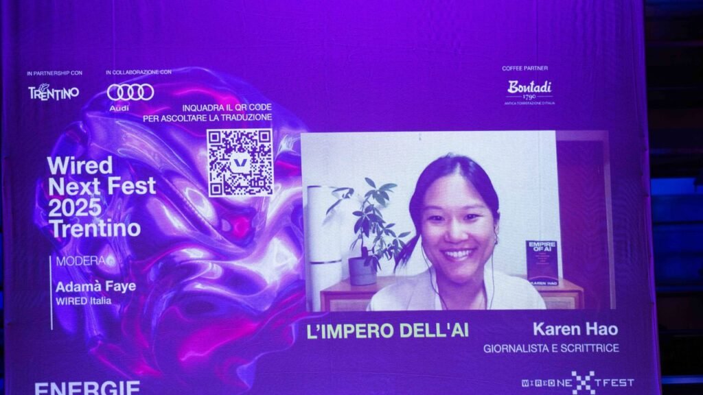 Karen Hao al Wired Next Fest Trentino 2025: "
