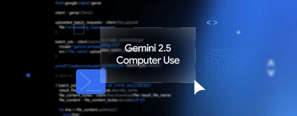 Google Gemini 2.5 naviga sul web: clicca, scrolla e digita da solo