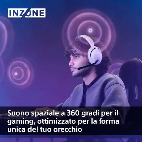 Suono spaziale SOny Inzone H5