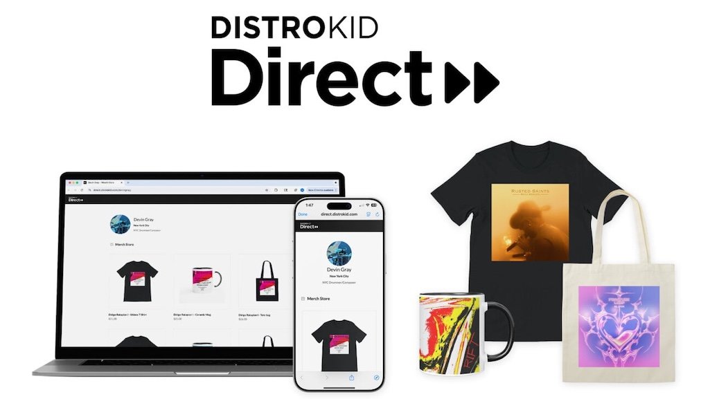 DistroKid launches artist merchandise platform, Direct · News ⟋ RA