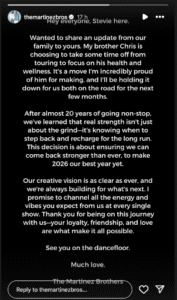 Chris Martinez, one half of The Martinez Brothers, takes break from touring to 'focus on health and wellness' · News ⟋ RA