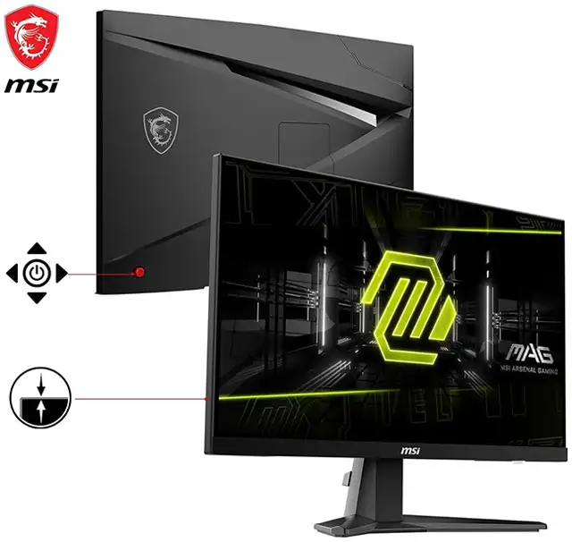Il design e le caratteristiche del monitor gaming MSI MAG 256F