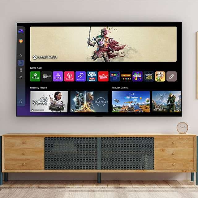 L'interfaccia di webOS 25 sui televisori LG