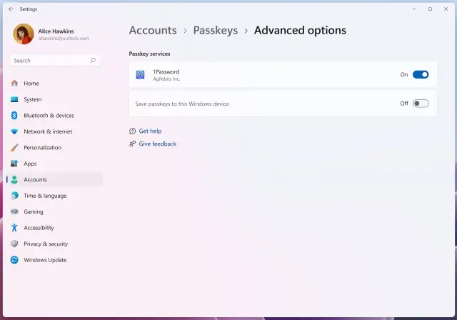 1Password Windows 11