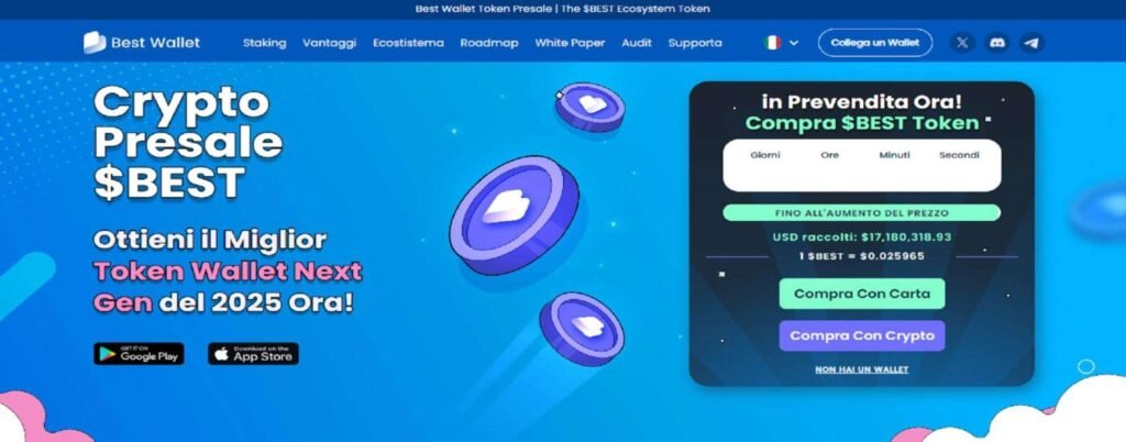 Manca una settimana alla chiusura della presale di Best Wallet. Ecco perché devi partecipare