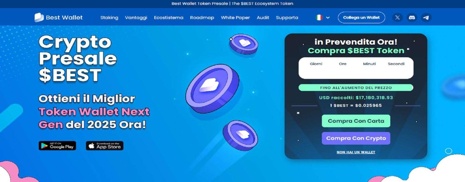 Manca una settimana alla chiusura della presale di Best Wallet. Ecco perch&eacute; devi partecipare