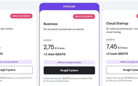 Arriva il Black Friday di Hostinger: crea il tuo sito online da 1,95 €/mese