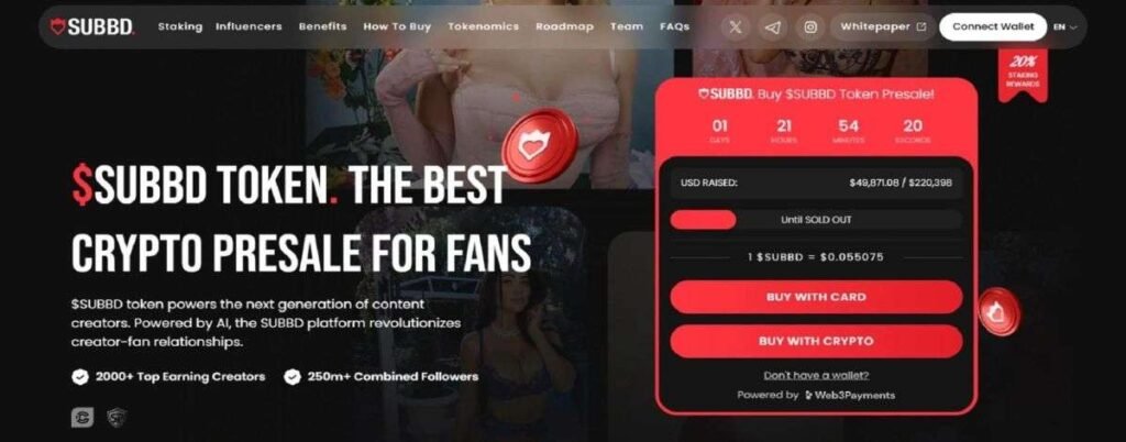 SUBBD andamento futuro e prospettive di crescita del token