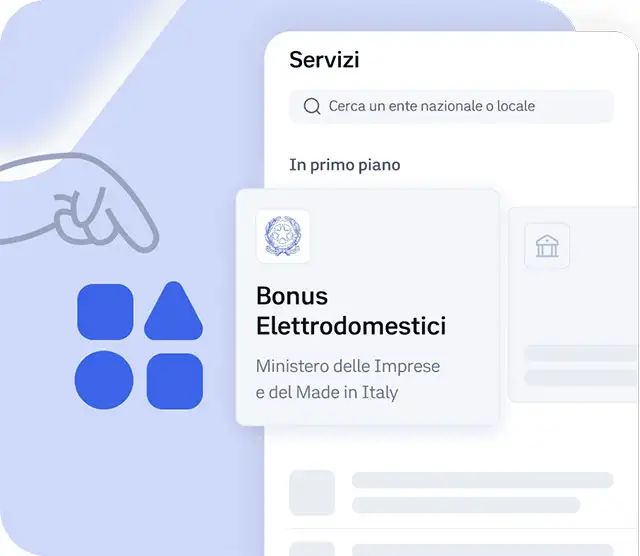 La richiesta del Bonus elettrodomestici nella sezione Servizi dell'app IO