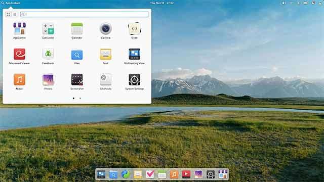 L'interfaccia di elementary OS