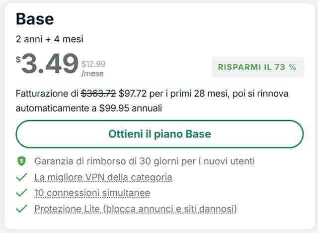 L'offerta di ExpressVPN