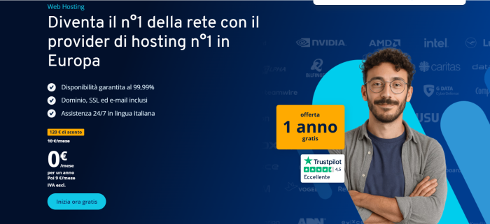 Con IONOS hai un hosting gratis per un anno: la promo del Black Friday